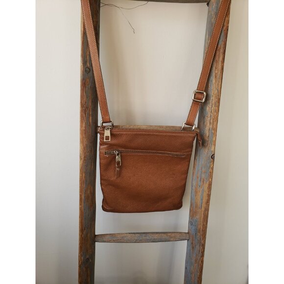 Arcadia Leather Shoulder Bag Vintage Leather Cross Over Leather Tote - Picture 9 of 10